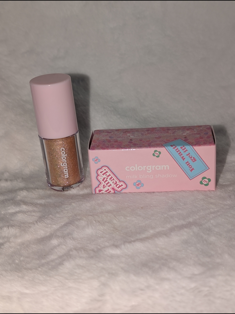 2 - Colorgram Milk Bling Shadow Shimmer Eyeshadow - Humming Coral NIB